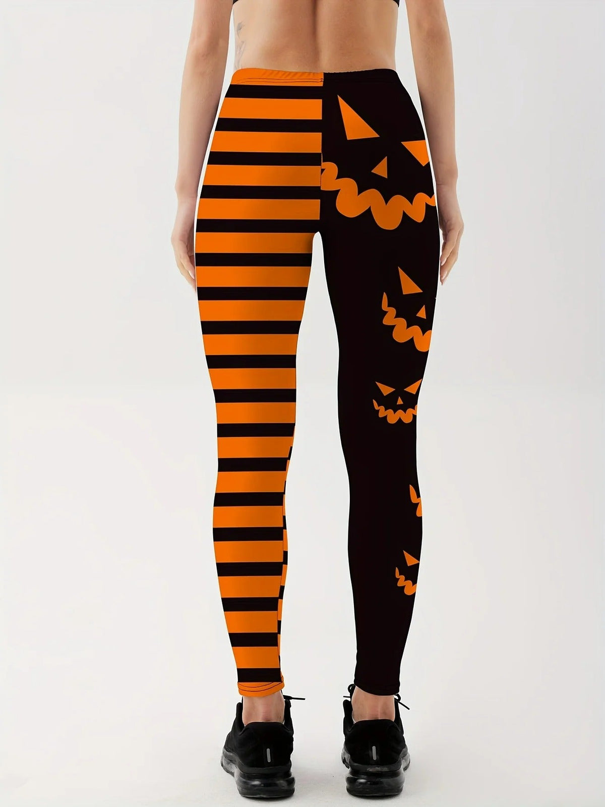 Sexy Halloween Leggings - Festive & Functional Pumpkin Leggings