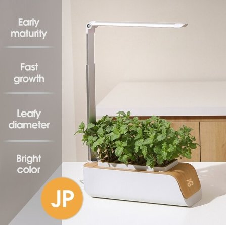 Hydroponic Container Flower Pot - LED Plant Grow for Indoor Home Garden