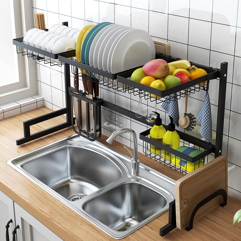 Kitchen Over-the-sink Dish Drain Rack