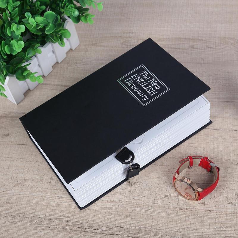 Lock-it-Up English Dictionary Diversion Book Safe Box with Lock and Key