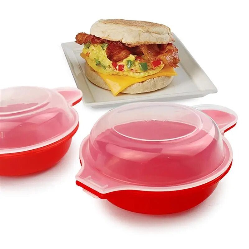Microwave Egg Cooker - Hamburg Omelet Maker Kitchen Cooking Tool