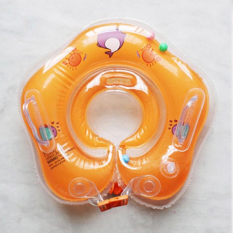 Inflatable Baby Neck Float - Safety Swimming Baby Neck Ring Tube