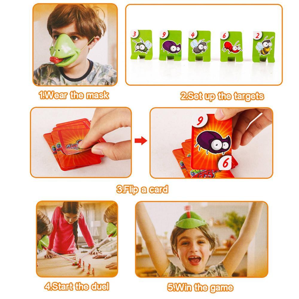 Frog Tic-Tac Tongue - Catch Bugs Game