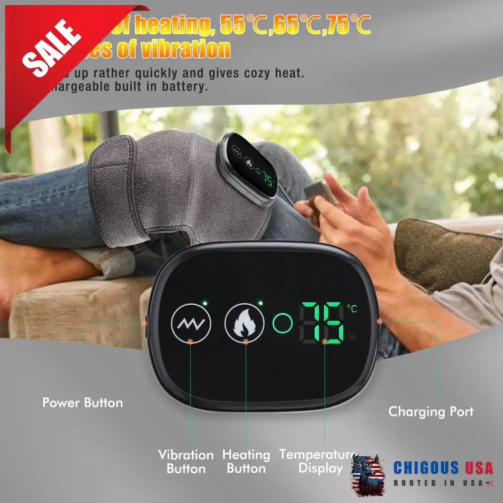 Premium Shoulder Elbow And Knee Massager With Heat