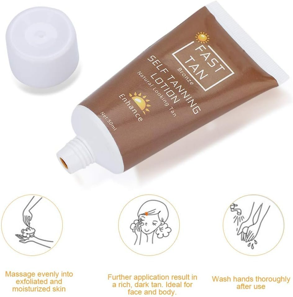 Self Tanner Indoor Tanning Lotion - Long Lasting Instant Tan Cream Body Lotion