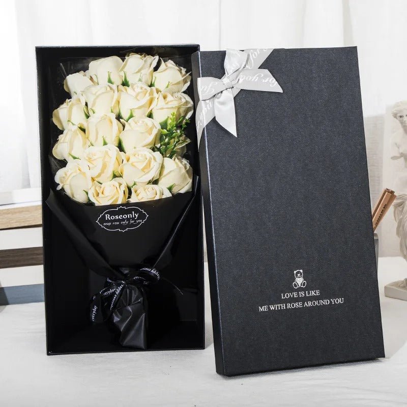Simulated Rose Soap Flower Gift Box - Suitable For Valentine's Day, Confessions, Weddings, Birthday Gifts For Girlfriend