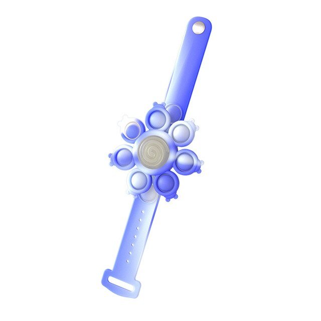 Spinning Pop Bubble Bracelet - Anti Stress Pops Wristband Light Bracelet for Kids