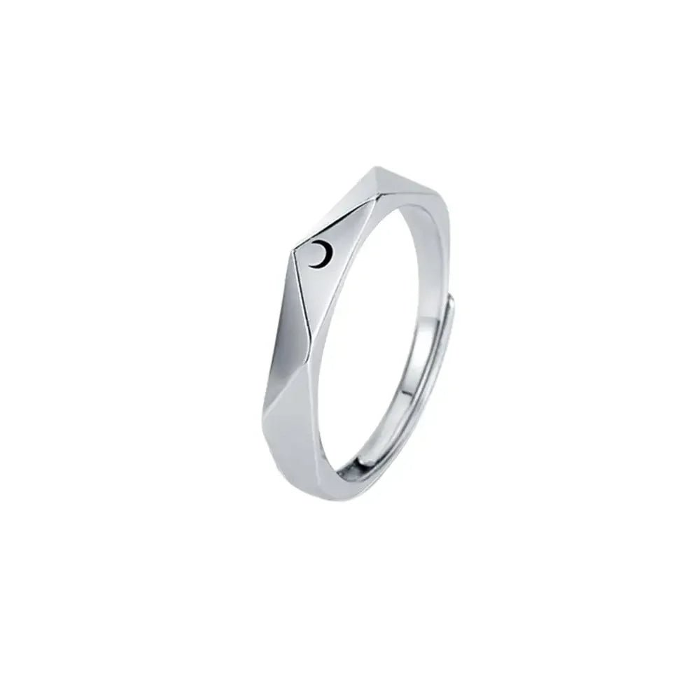 Sun and Moon Couple Rings - Couple Rings Set Promise Wedding Bands Men Women Jewelry Perfect for Valentine's Day