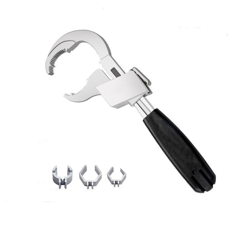 Universal Adjustable Double Ended Wrench - Multifunctional Wrench for Disassembly & Assembly Valves/Faucets/Connecting Pipes/Shower Heads