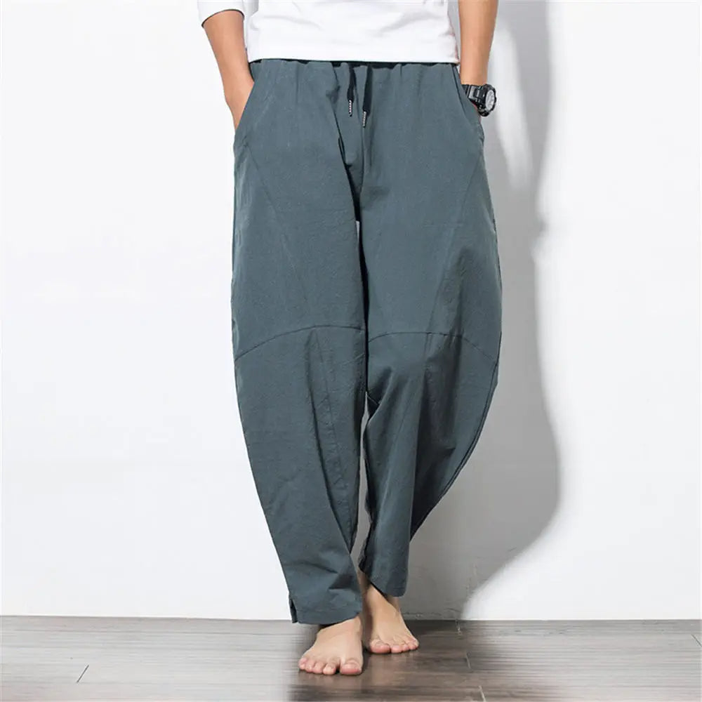 Unisex Oversized Harem Pants 5XL – Drop Crotch Yoga Sarouel Pants for Hippie Streetwear and Relaxed Urban Comfort 2025