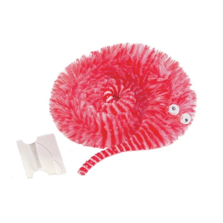 Wiggly Magic Worm Trick Toys – 6pcs Fun & Twisty Plush Toys with Invisible String for Kids Party Games and Beginner Magicians