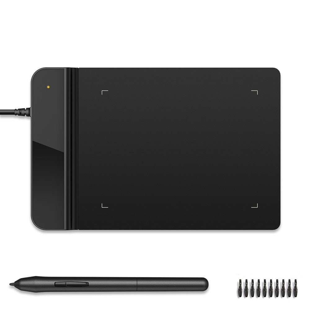 Digital Graphic Tablet for Drawing Painting with Battery-free Stylus