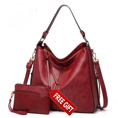 Luxury Leather Hobo Handbag (Special Gift)