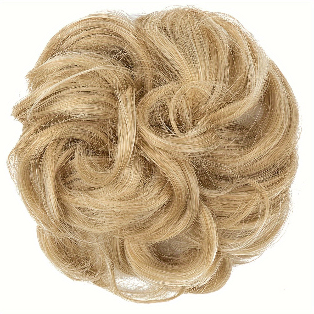 Messy Curly Hair Bun Extension – Voluminous Synthetic Elastic Chignon Scrunchie for Effortless Updo, Instant Volume & Natural-Looking Glam Hairpiece for Women