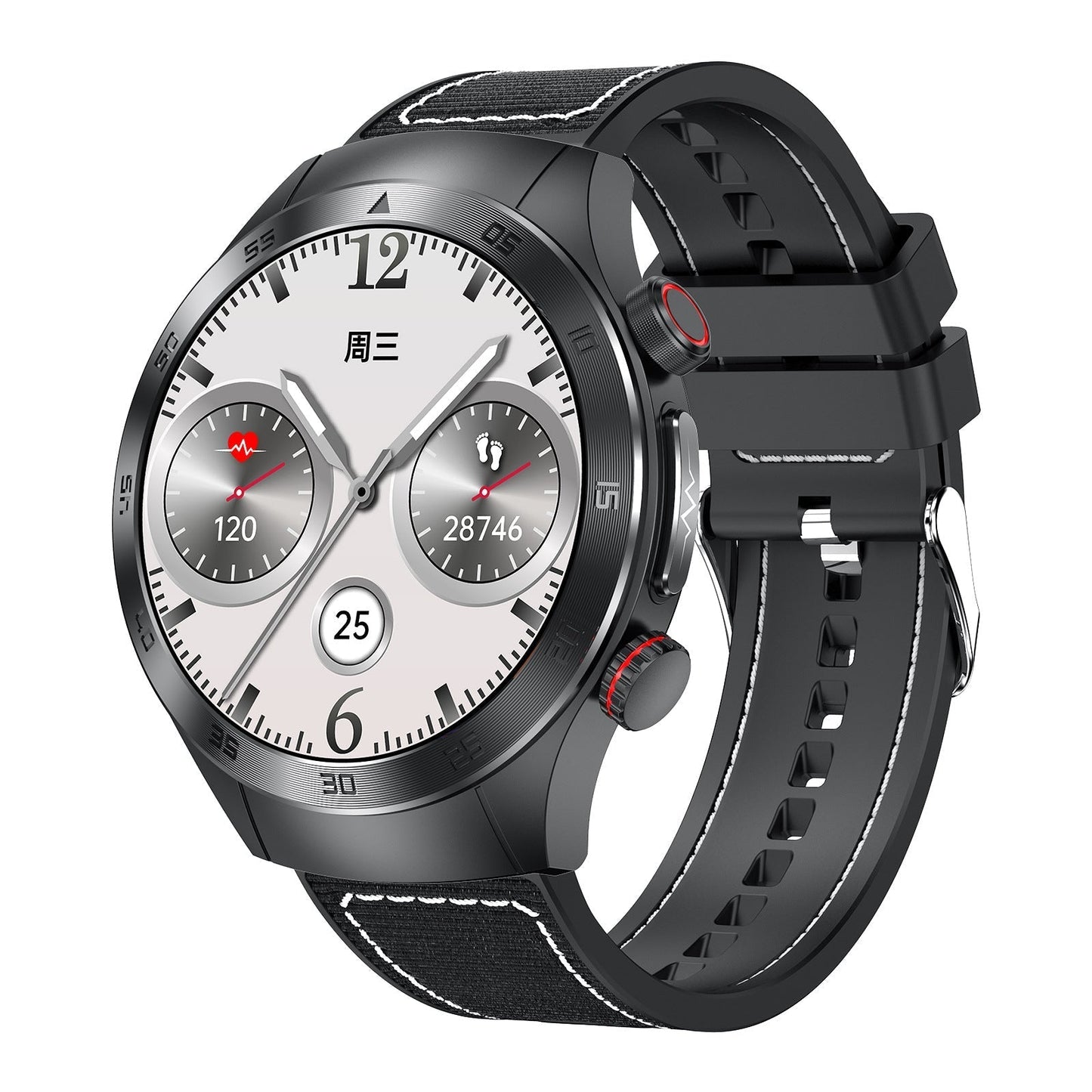 Laser Therapy Smart Watch ECG Blood Glucose Blood Oxygen Uric Acid Lipid Monitoring