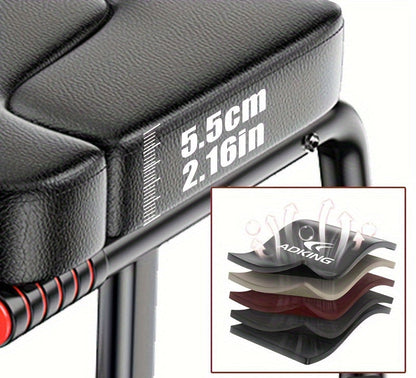 Anti-Slip Yoga Pilates Inversion Stool – 500Lb  Chair, Upright Fitness Aid for Safe Inversion Therapy with Padded Seat and Arm Support