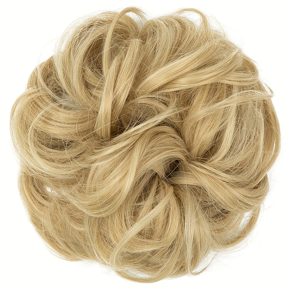 Messy Curly Hair Bun Extension – Voluminous Synthetic Elastic Chignon Scrunchie for Effortless Updo, Instant Volume & Natural-Looking Glam Hairpiece for Women