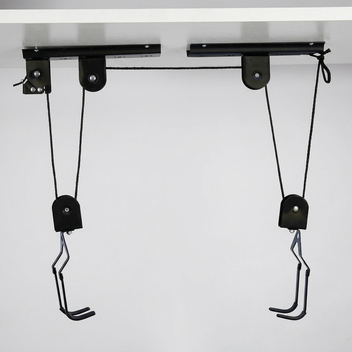 Ceiling-Mounted Bike Hoist – Heavy-Duty Pulley System for Garage Storage & Easy Lifting