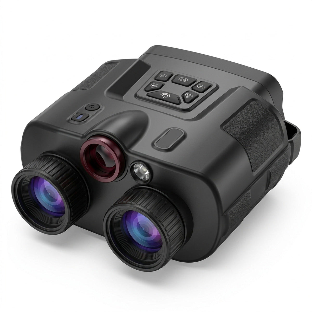 Night Vision Binoculars 4K Infrared Goggles – 5000mAh Rechargeable, 8X Zoom, See 600 Meters in Complete Darkness for Hunting & Surveillance