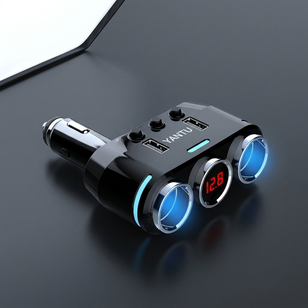 Car Splitter Cigarette Lighter Socket
