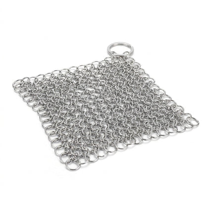Chainmail Scrubber for Cast Iron and Carbon Steel Pans