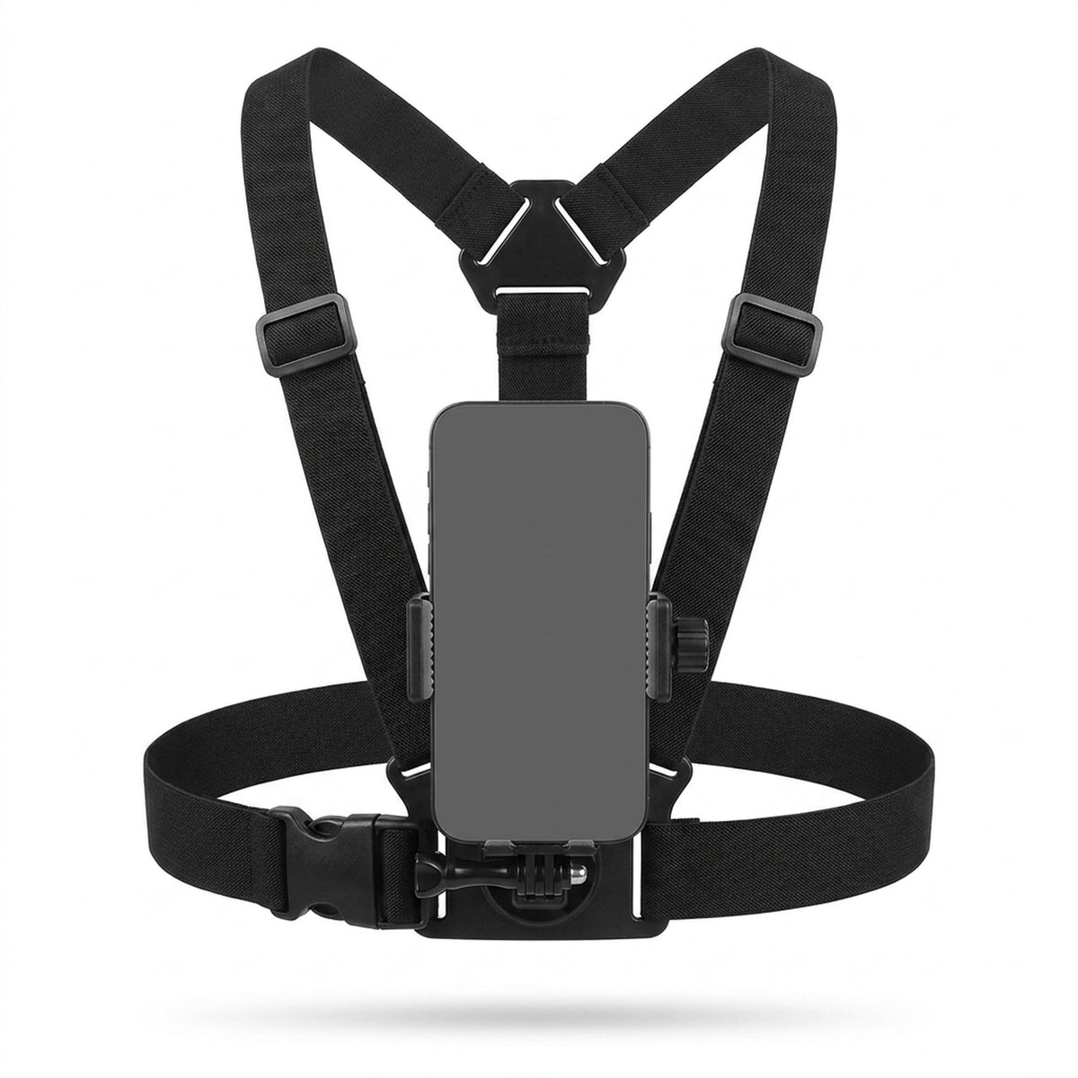 Mobile Phone Chest Mount Harness Strap Holder, Head Mount, Chest Mount