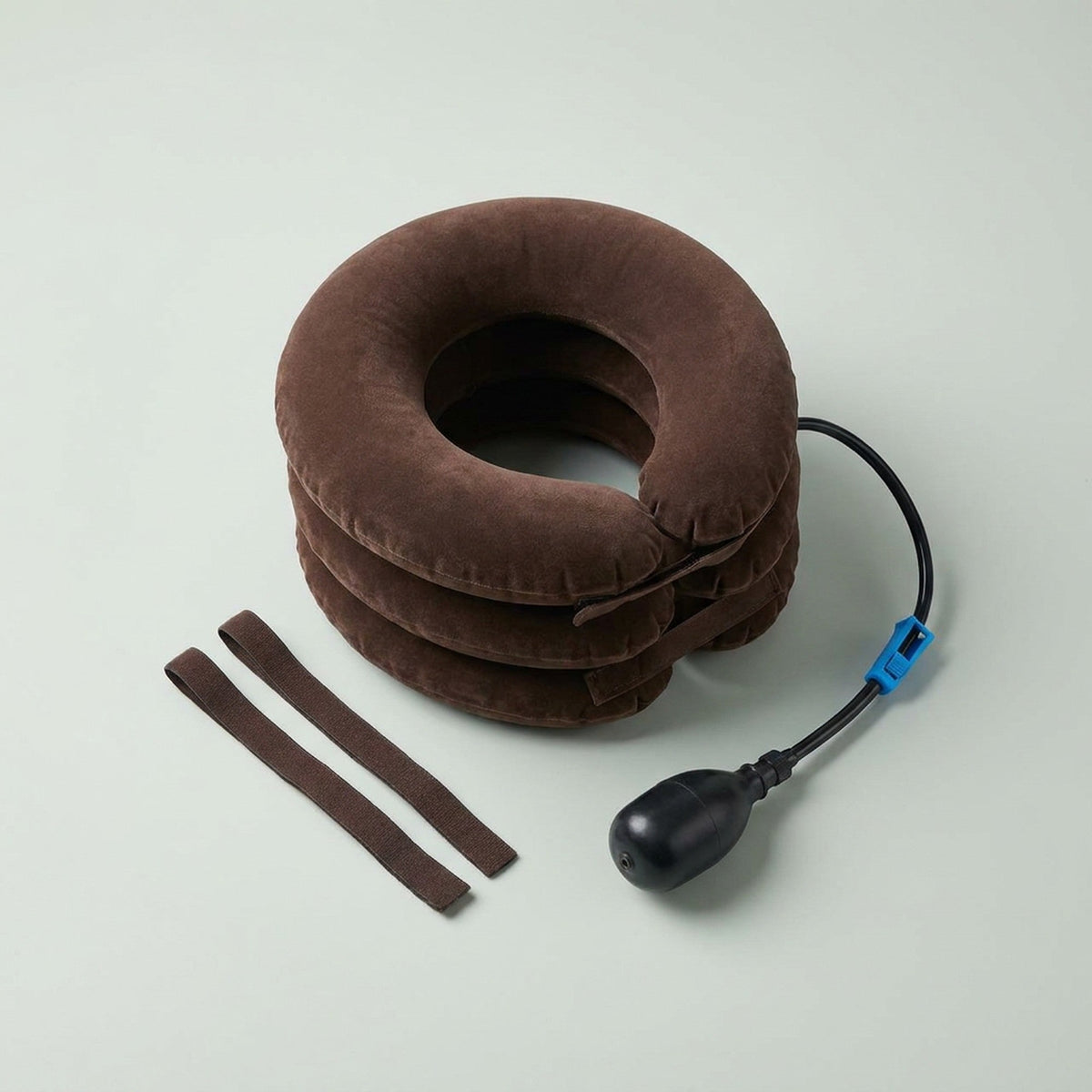 Three Layers Cervical Neck Traction Inflatable Pillow