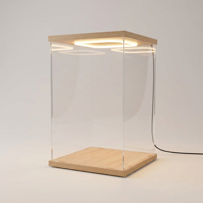 Acrylic Display Case with LED Lights – Dustproof Display Cabinet for Action Figures, Car Models & Collectibles