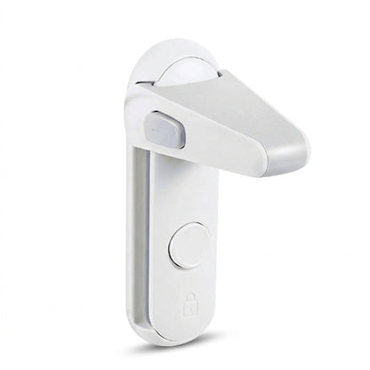 Childproof Door Lever Lock – Baby Safety Door Handle Lock for Toddlers and Pets, Adhesive Mount, Single Lock