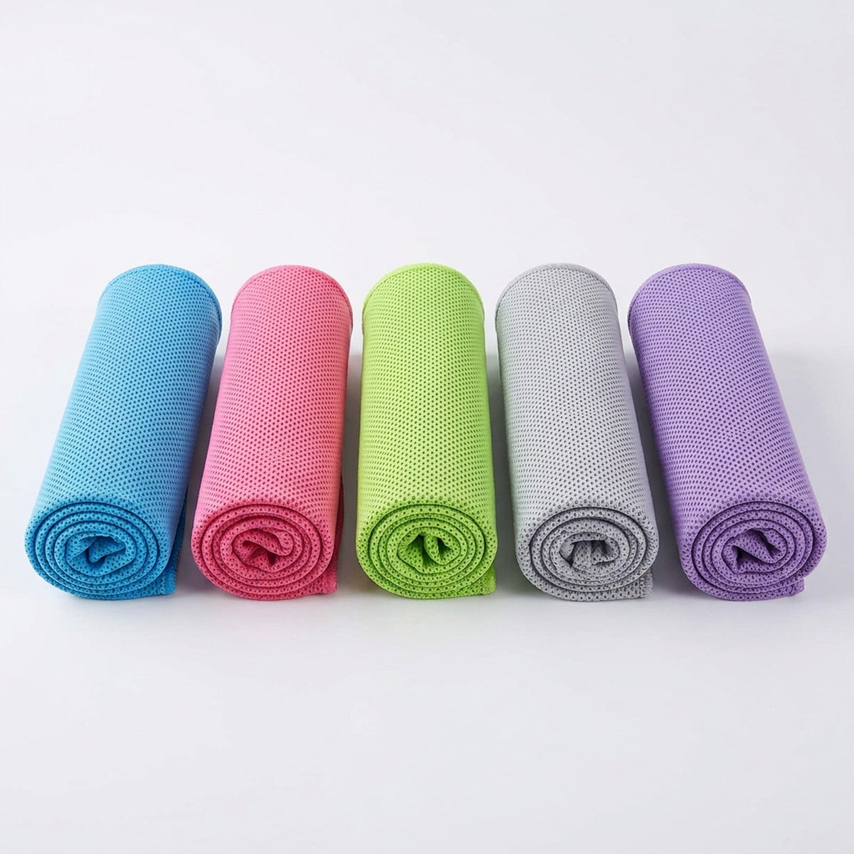 Instant Chill Cooling Towels – 5-Pack Sweat Towels for Neck & Face, Ideal for Gym, Running, Yoga & Outdoor Sports