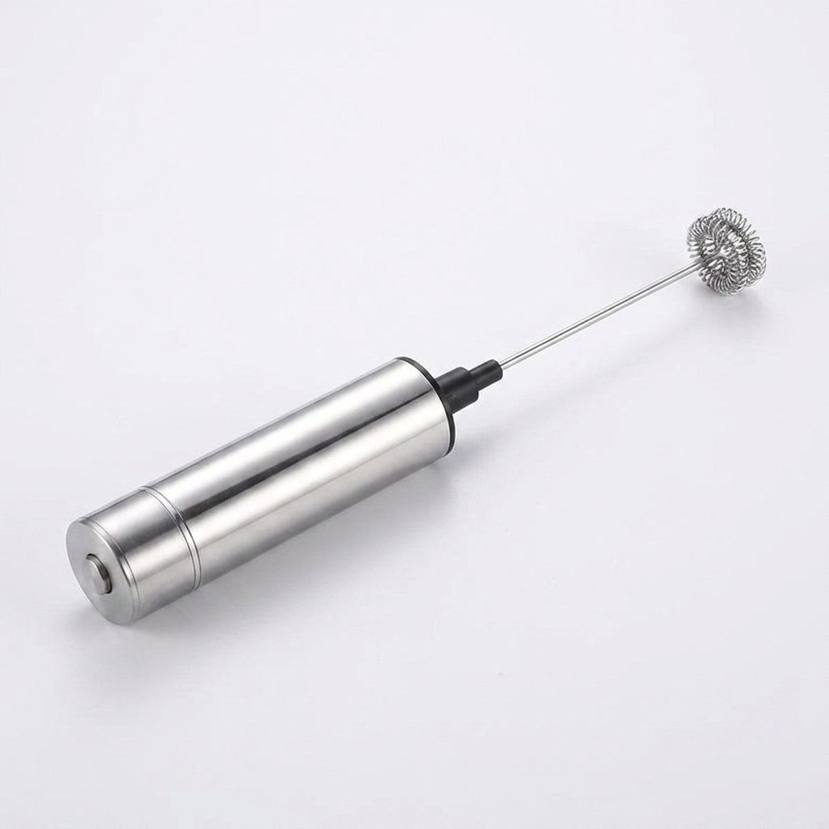 Electric Stainless Frother - Handheld Electric Mixer Foam Whisk Maker for Milk and Coffee