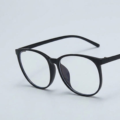 Transparent Anti Blue Light Computer Glasses Round for Women