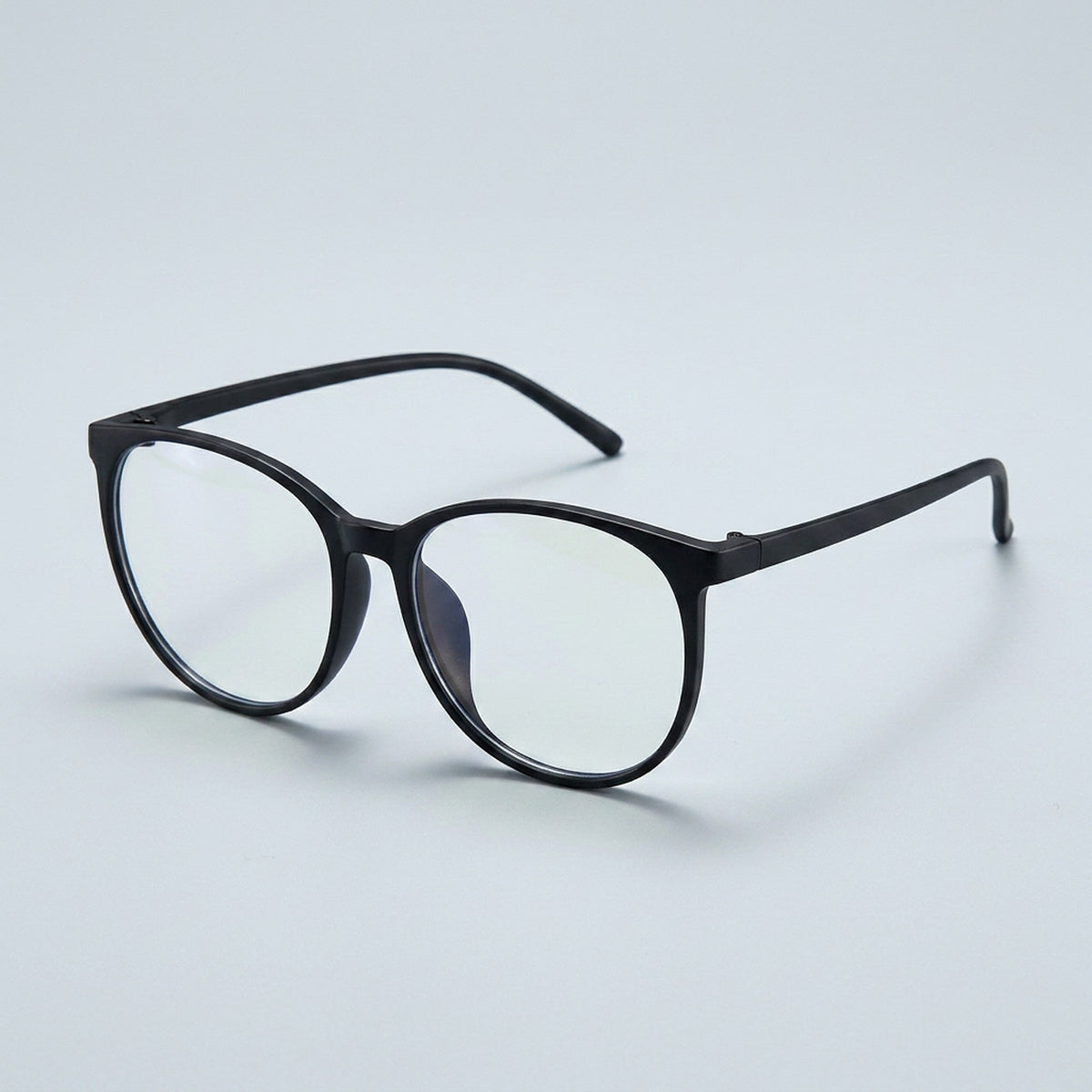 Transparent Anti Blue Light Computer Glasses Round for Women