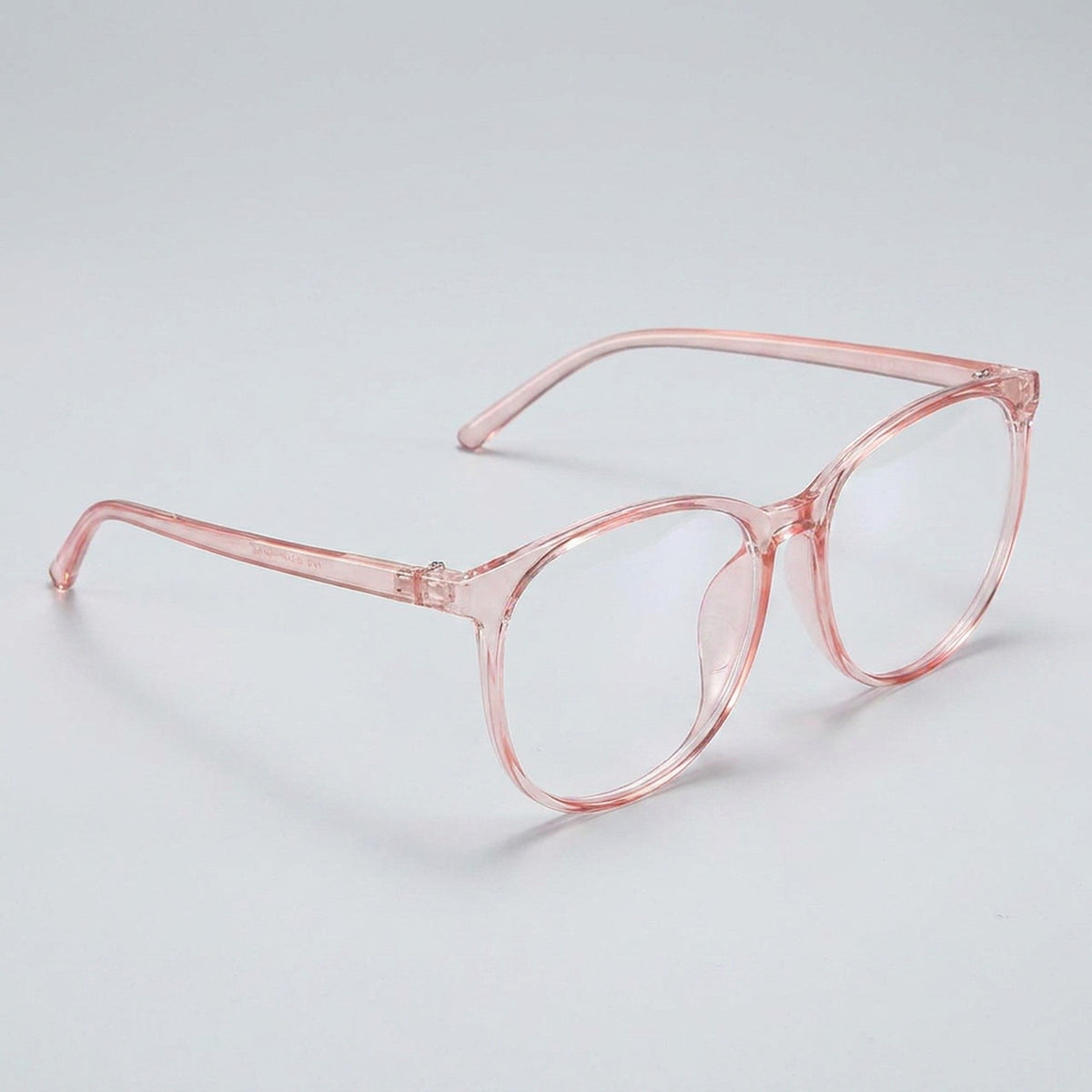 Transparent Anti Blue Light Computer Glasses Round for Women