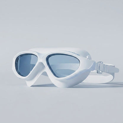 Anti-Fog Waterproof Swimming Goggles – Large Frame Swim Gear for Men & Women, Comfortable Fit & Clear Vision