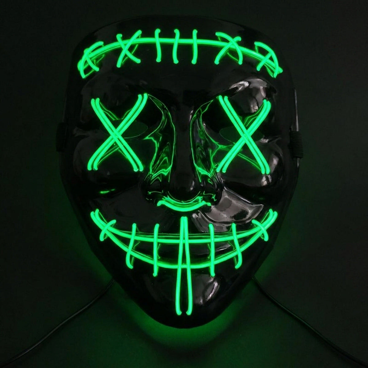 LED Halloween Mask - Light Up Mask for Festival & Cosplay