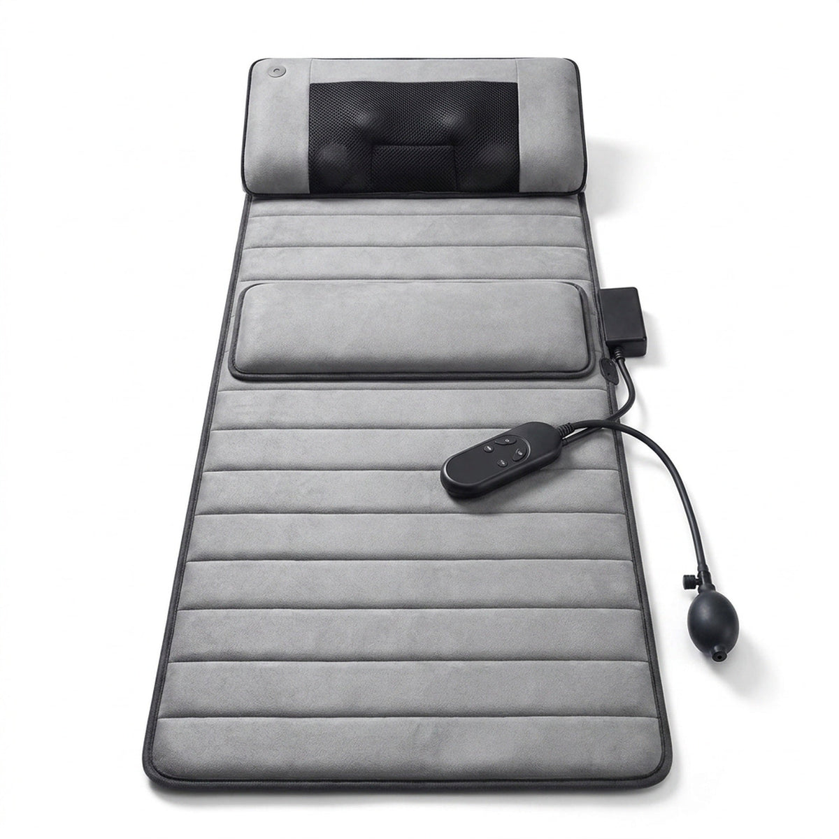 Full Body Shiatsu Massage Mat -  Adjustable Heating Pad for Sitting Sleeping Lying Electric Mattress Pad