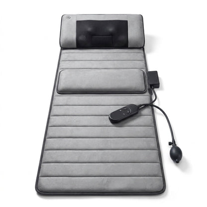 Full Body Shiatsu Massage Mat -  Adjustable Heating Pad for Sitting Sleeping Lying Electric Mattress Pad