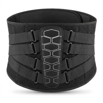 Lumbar Back Support Brace – Ergonomic Spine Design Belt with Adjustable Pull Straps for Men & Women