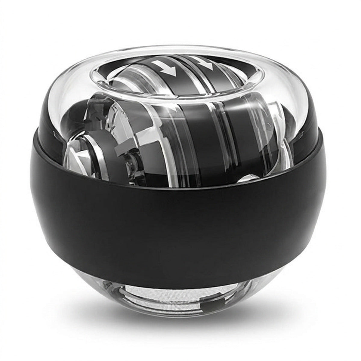Gyroscopic Wrist Ball with LED Band - Auto-Start Forearm and Grip Trainer