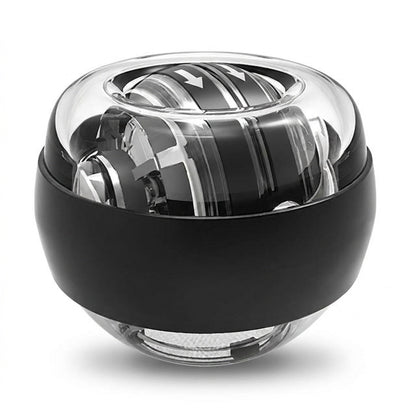 Gyroscopic Wrist Ball with LED Band - Auto-Start Forearm and Grip Trainer