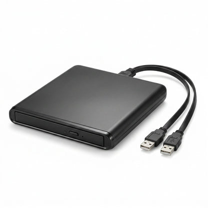 External CD/DVD Drive - Portable USB Optical Drive for Laptops & Desktop Computers