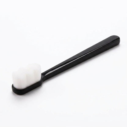 Extra-Soft Manual Toothbrush - Dense Ultra-Fine Bristles, Wide Wavy Head