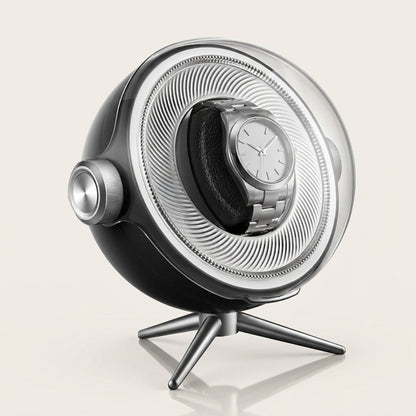 Luxury Automatic Watch Winder – Zero Magnetism Silent Storage Box with LED for Mechanical Watches, Bedside Display, or Gift Showcase