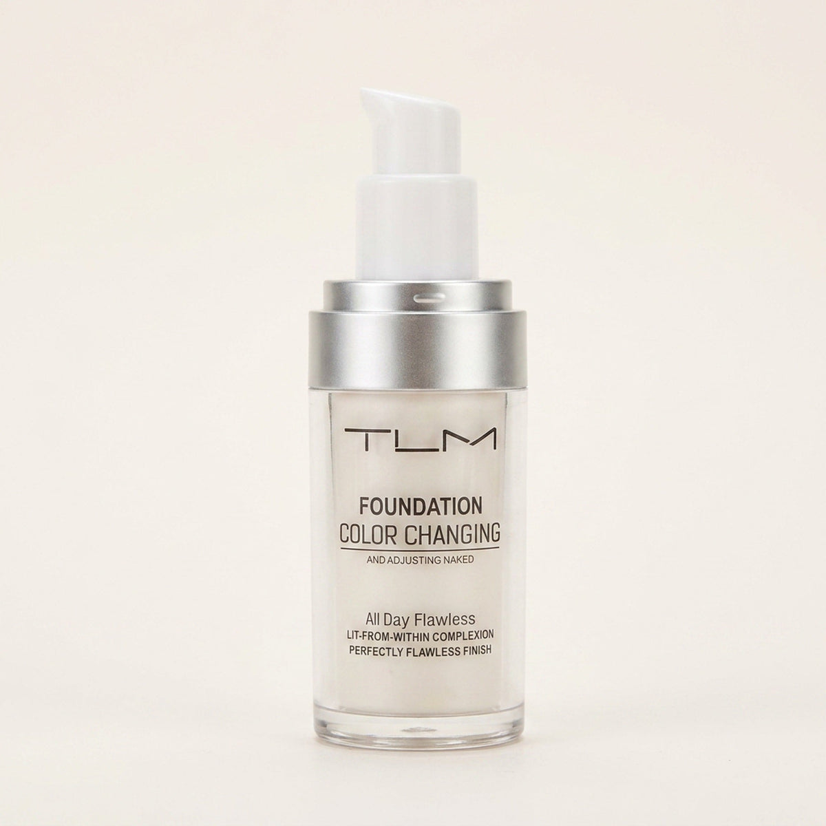 TLM Color Changing Liquid Foundation - Self Adjust Color Matching Foundation for Aging Skin