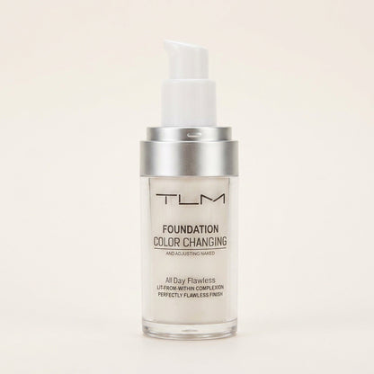 TLM Color Changing Liquid Foundation - Self Adjust Color Matching Foundation for Aging Skin