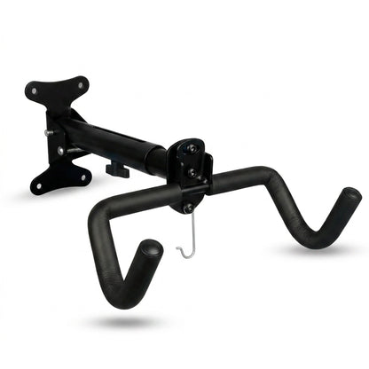 Space-Saving Bike Wall Mount Rack – Foldable Bicycle Hanger with Rim Protection