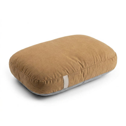 Memory Foam Camping Pillow - Full-Size Rollable Camp Pillow with Removable Washable Cover and Stuff Sack