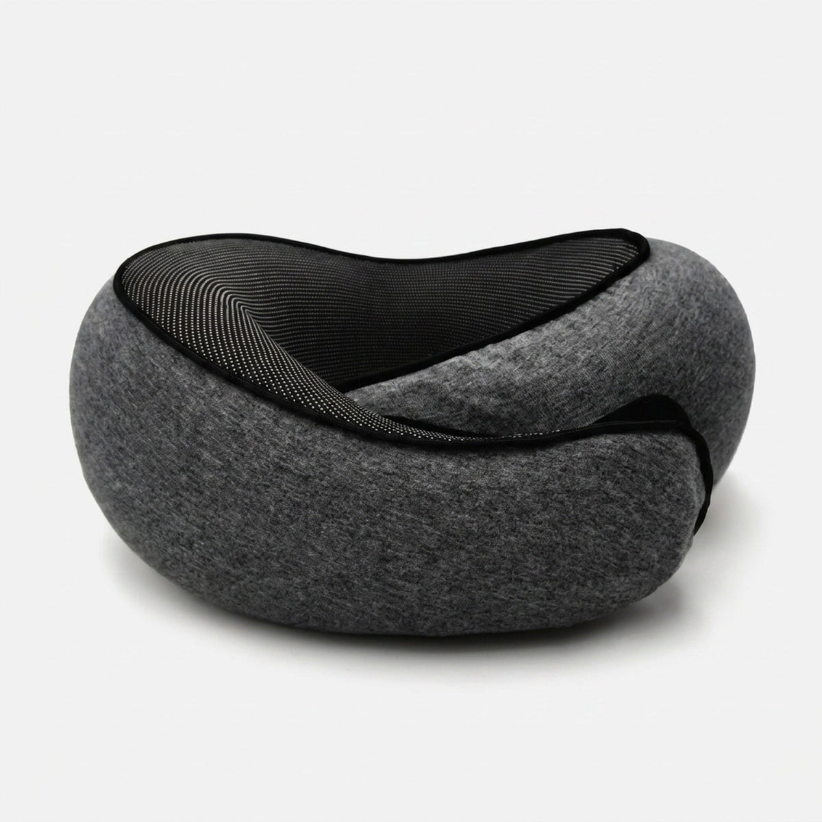 Snail Style Memory Foam Travel Curved Neck Pillow - U-shaped, Portable, Adjustable Support Neck Brace Pillow