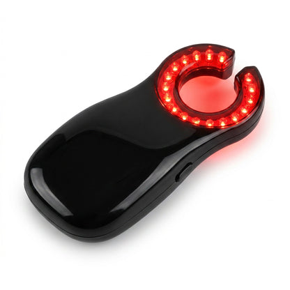 Handheld Vein Finder - Rechargeable Red-Light Vein Illuminator with an Open LED Ring Head